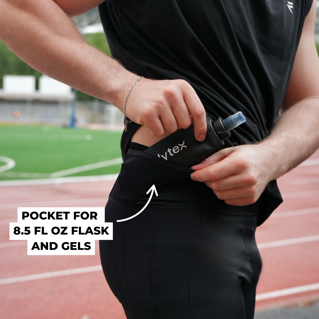 Compression Shorts with Integrated Belt