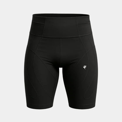 Compression Shorts with Integrated Belt