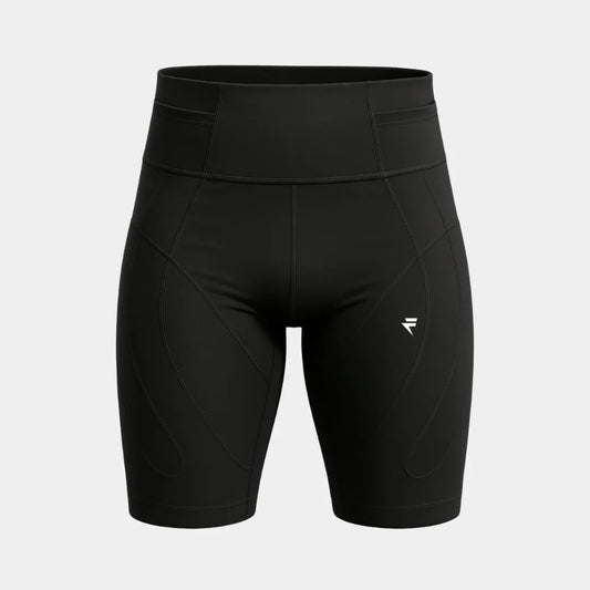 Compression Shorts with Integrated Belt